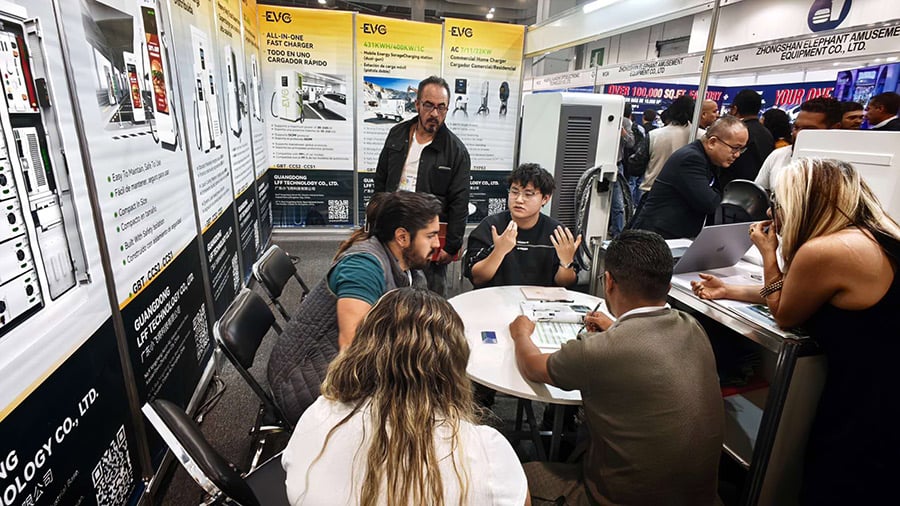 [Live from the Scene] A Hit in Mexico! EVCity Showcases Core Charging Products at China (Mexico) Export Brand Joint Expo