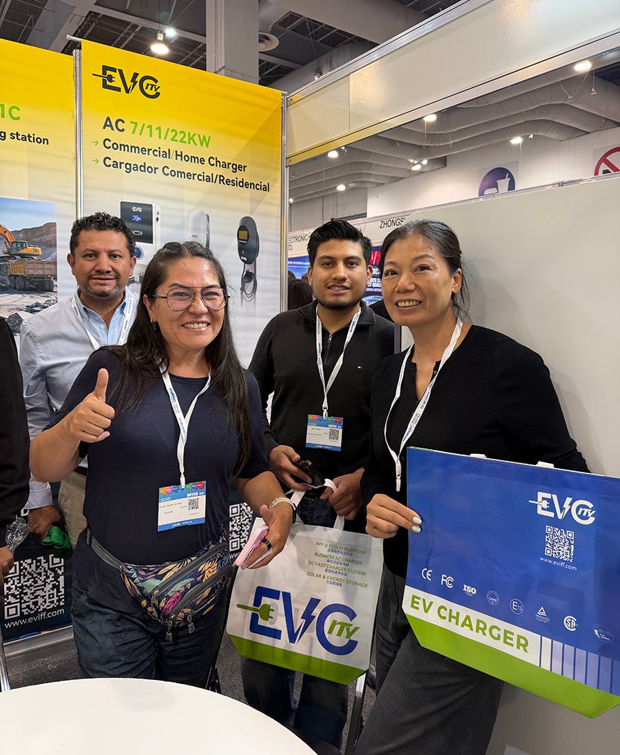 [Live from the Scene] A Hit in Mexico! EVCity Showcases Core Charging Products at China (Mexico) Export Brand Joint Expo