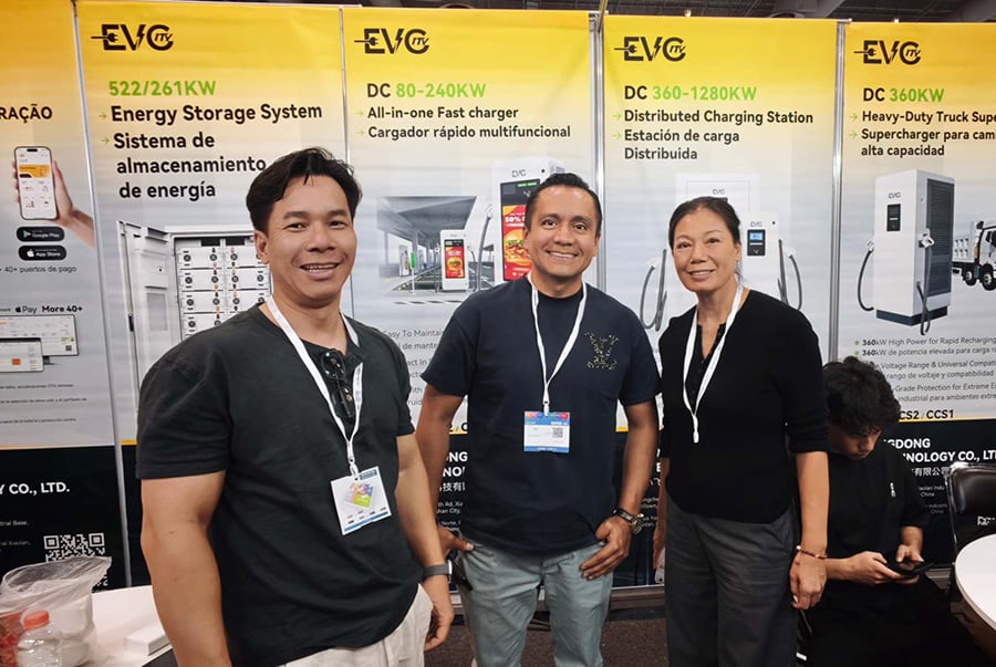 [Live from the Scene] A Hit in Mexico! EVCity Showcases Core Charging Products at China (Mexico) Export Brand Joint Expo
