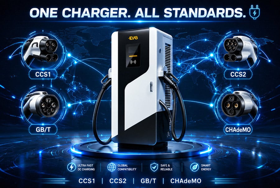 EVCity DC 120-240KW All-in-one Fast Charger: Customizable High-Power Charging Solutions for Global Operators