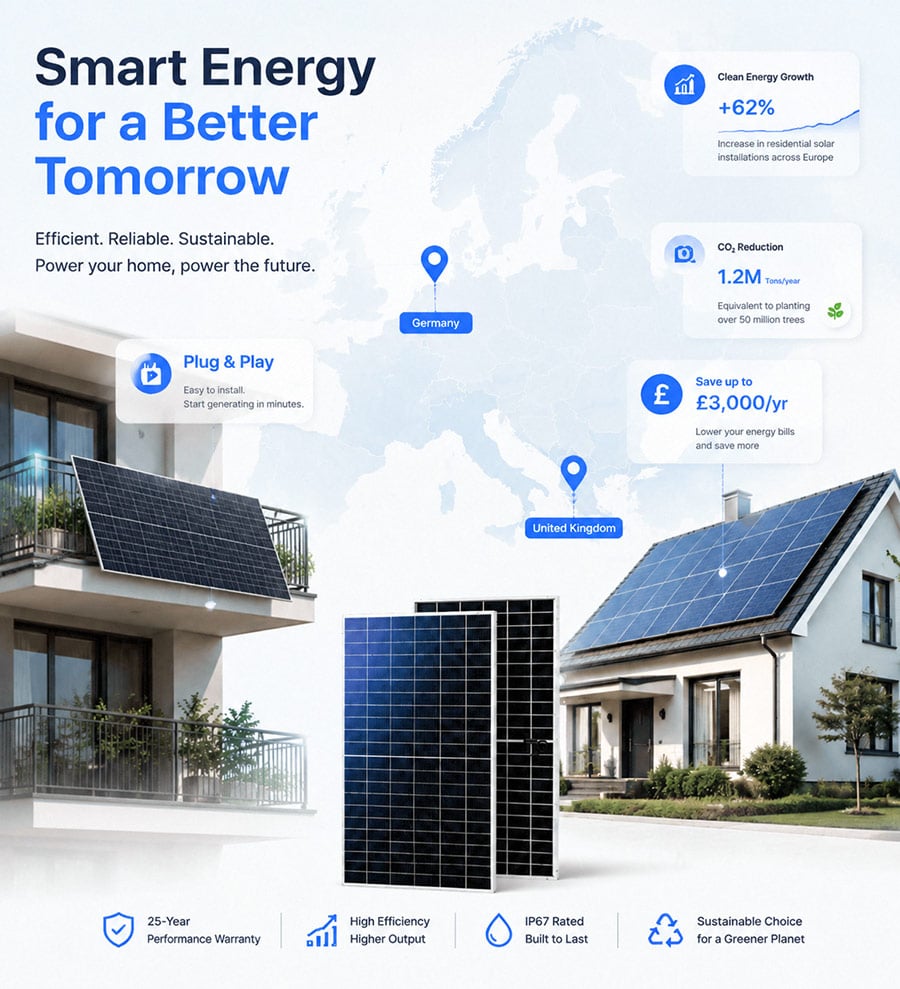 EU Cross-Border Renewable Energy Opportunities: How EVCity 720W High-Efficiency Modules Empower Large-Scale PV Projects
